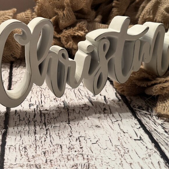 Merry Christmas Table top sign - Picture 2 of 2